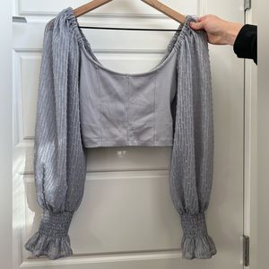 Urban outfitters top light blue